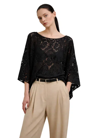 Liviana Conti Women's Knit  Perforated In Black