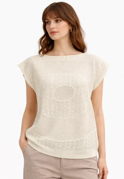 Liviana Conti Women's Knit  Perforated In Gray