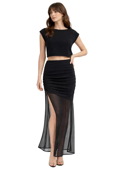 Liviana Conti Women's Skirt  Transparent In Black