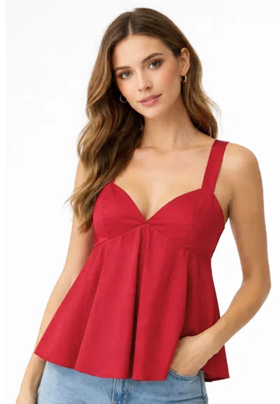 Liviana Conti Women's Top  Under In Red