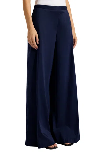 Liviana Conti Women's Trousers  Leg Wide In Blue