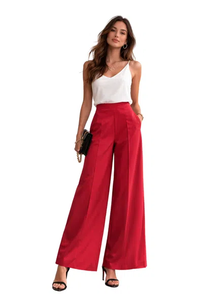Liviana Conti Women's Trousers  To The Palace In Red