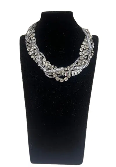 Liviana Conti Women's Whitney Necklace  With Strass In Burgundy