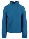Liviana Conti Wool Blend High Neck Jumper