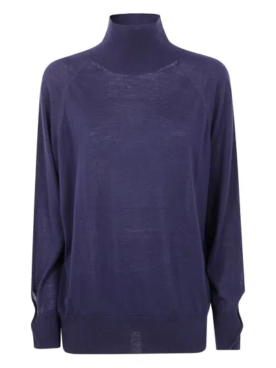 Liviana Conti Wool Jumper In Blue