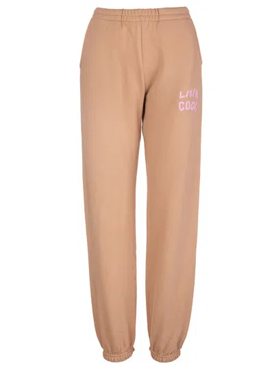Livin Cool Sweatpant Artwork In Brown