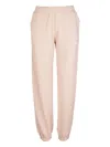 Livincool Logo-print Cotton Joggers In Pink