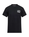 Livincool Man T-shirt Black Size Xl Cotton In Black