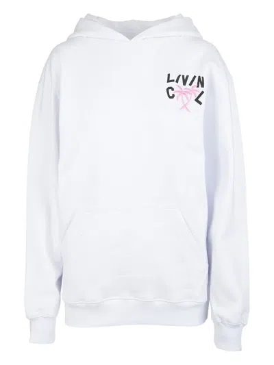 Livincool Palm Tree-embroidered Hoodie
