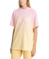 Livincool Woman T-shirt Pink Size M Cotton