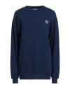 Livincool Woman Sweatshirt Navy Size L Cotton