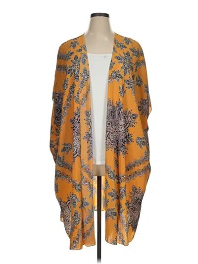 Pre-owned Living Doll Kimono In Orange