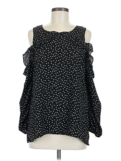 Pre-owned Living Doll Sleeveless Blouse In Black