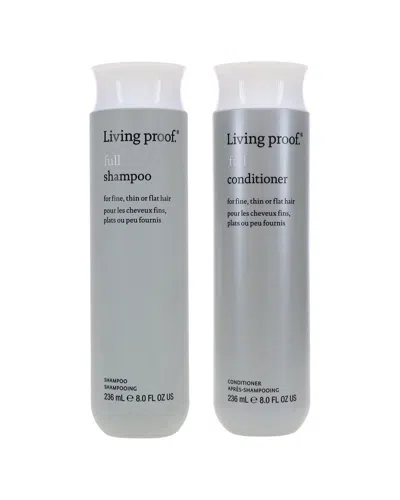 Living Proof 16oz Full Shampoo & Conditioner Combo Pack In Transparent
