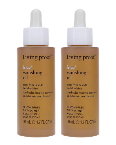 Living Proof 1.7oz No Frizz Vanishing Oil Pack Of 2