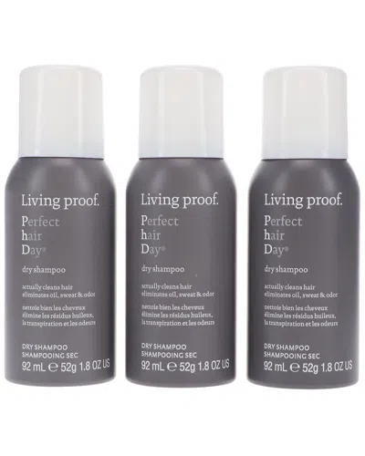 Living Proof 3 Pack 1.8oz Perfect Hair Day Dry Shampoo In White