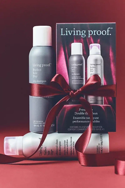 Living Proof Double The Clean Dry Shampoo Set In Purple
