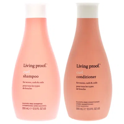 Living Proof For Unisex - 2 Pc Kit 12oz Curl Conditioner, 12oz Curl Shampoo