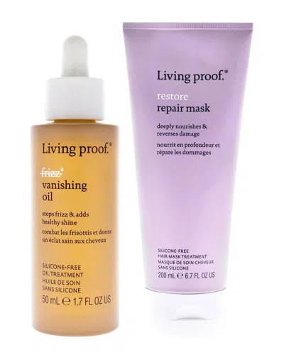 Living Proof No Frizz Vanishing Oil & Restore Repair Mask Kit