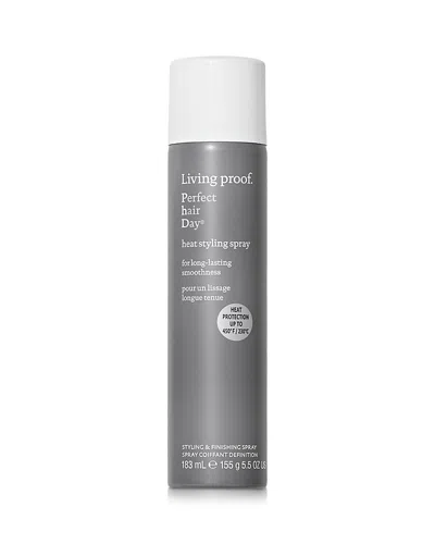 Living Proof Perfect Hair Day (phd) Heat Styling Spray 5.5 Oz. In White