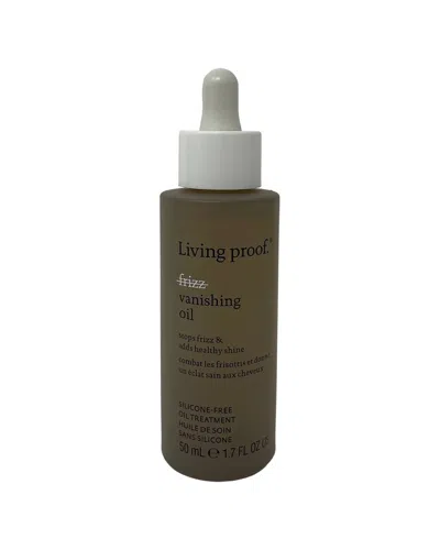 Living Proof Unisex 1.7oz No Frizz Vanishing Oil In White