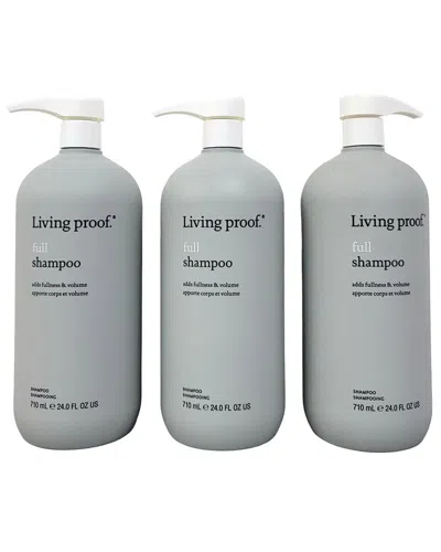 Living Proof Unisex 24 X 3oz 3 Pack Full Shampoo In Transparent