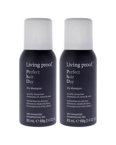 Living Proof Unisex 2.4oz Perfect Hair Day Dry Shampoo - Pack Of 2 In Transparent