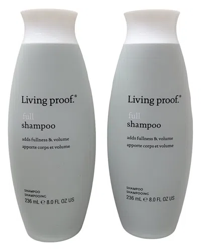 Living Proof Unisex 8oz 2 Pack Full Shampoo In Gray