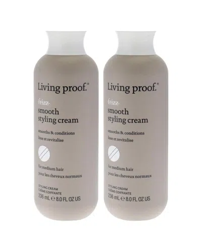 Living Proof Unisex 8oz No Frizz Smooth Styling Cream - Pack Of 2