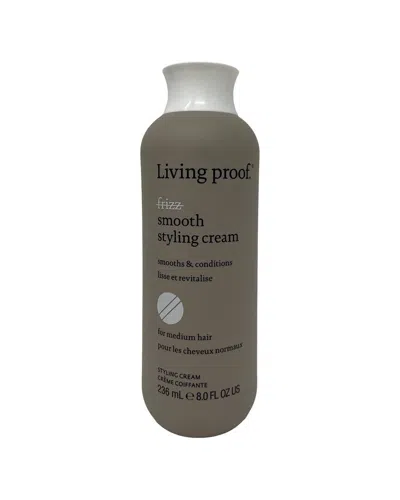 Living Proof Unisex 8oz No Frizz Smooth Styling Cream In White