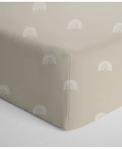 Living Textiles Baby Boys Or Baby Girls Cotton Jersey Crib Sheet In Taupe