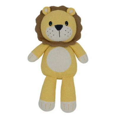 Living Textiles Whimsical Knit Toy In Yellow