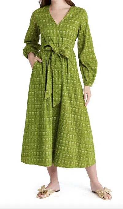 Livro Adler Dress In Dark Mossy Sprigs