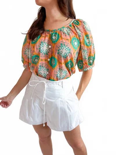 Livro Breezy Day Shirt In Harbour Island In Multi