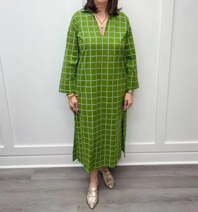 Livro Classic Kurta In Boxwood Grid