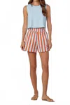 Livro Crop Top And Matching Pool Shorts In Breeze American In Multi