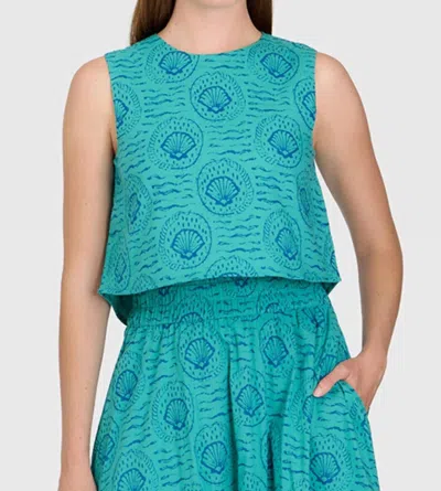 Livro Crop Top In Shells In Green