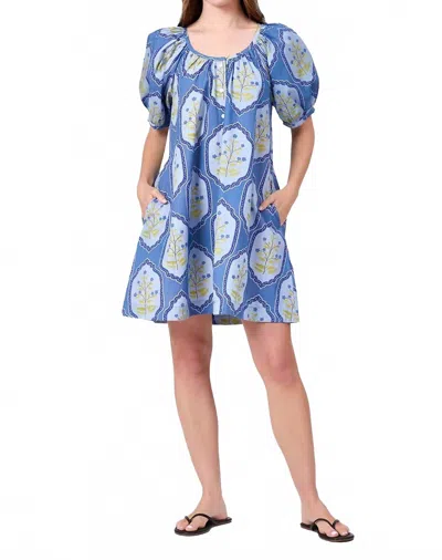 Livro Day Dress In Dusty Trellis In Multi