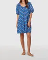 Livro Day Mini Dress In Bluebell In Blue