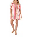 Livro Day Mini Dress In Boardwalk Stripes In Multi
