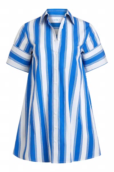 Livro Dock Dress In French Stripes In Multi