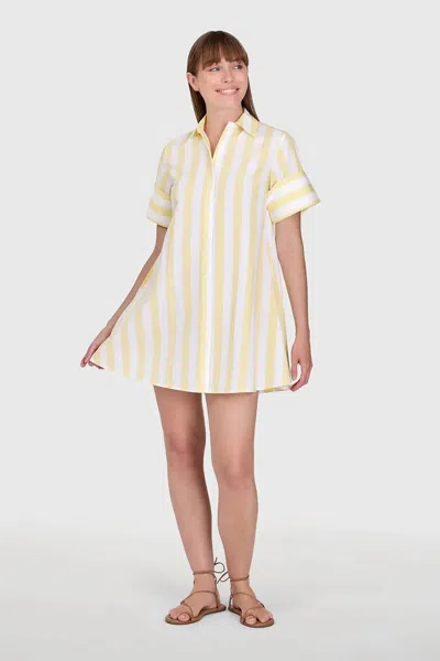 Livro Dock Mini Dress In Club Stripe In Multi