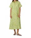 Livro Gibbons Classic Shirt Dress In Matchstick In Multi