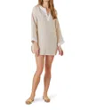 Livro Linen Mini Kaftan Dress In Multi