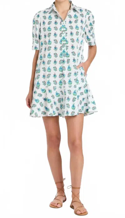 Livro Liv Mini Dress In Beach Sprig In Blue
