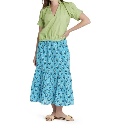 Livro Market Skirt In Dotted Floral In Multi