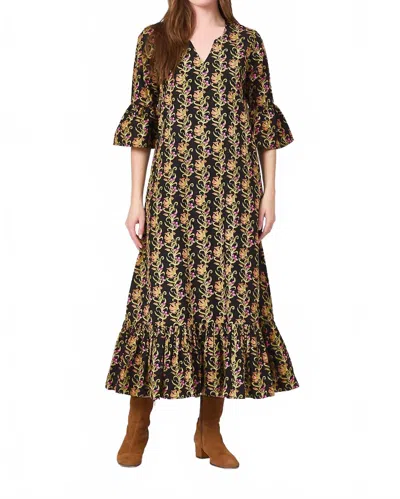 Livro Orchard Maxi Dress In Berrywood Scroll In Multi