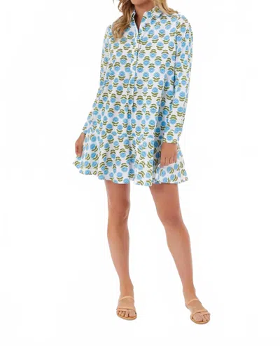 Livro Polly Dress In Liv Blue Motiff In Multi