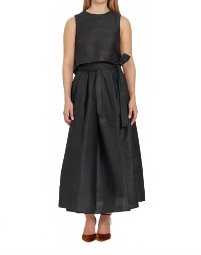 Livro Sleeveless Crop Top In Black