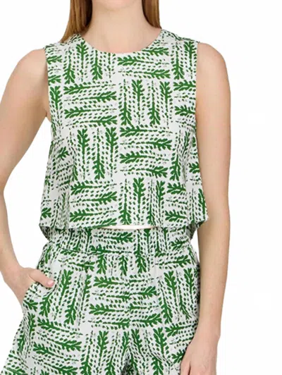 Livro Sweetgrass Sleeveless Top In Green